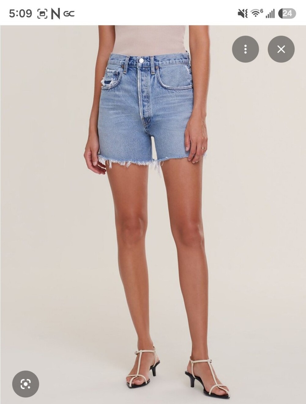 Agolde Riley Shorts Nwot